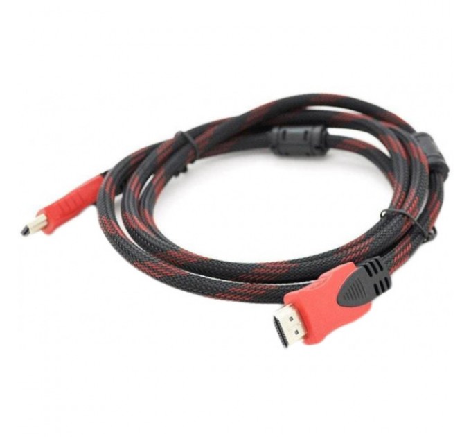 Кабель Merlion HDMI v1.4 10m Black/Red (YT-HDMI(M) (M)NY/RD-10M)
